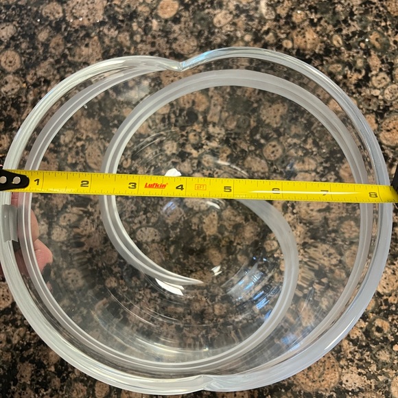 Mikasa Crystal Designed High Low Bowl - Picture 5 of 6